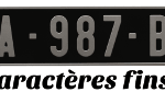Caractères fins