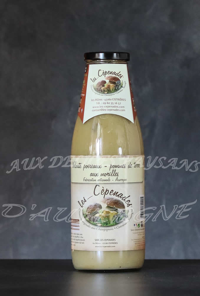 Velouté Poireaux/PDT aux Morilles en 72cl